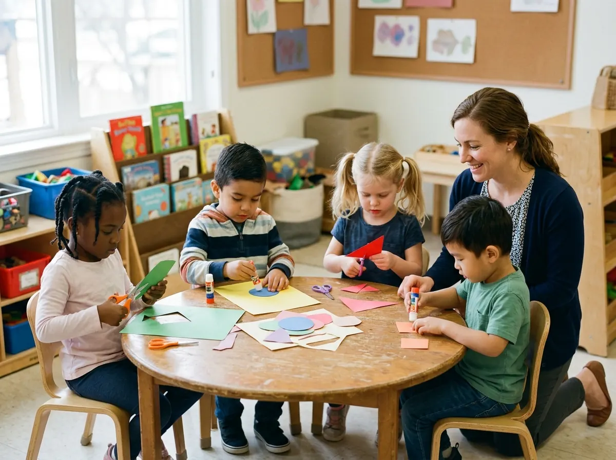 Children participating in a school readiness group