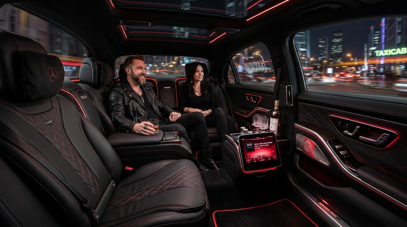 Rock Taxi førsteklasses VIP kabin og lydopplevelse